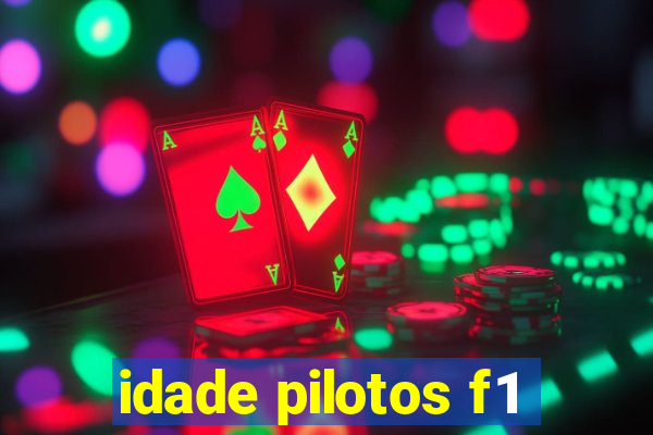 idade pilotos f1